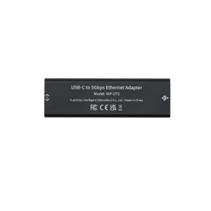 WisdPi 5Gbps High-Speed Wired Ethernet Adapter for Laptop and Desktop Computers with Realtek RTL8157 Chipset