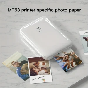 High-Quality Zink Photo Paper for MT53 Photo Printer, Individual Pack Excluding Printer Device