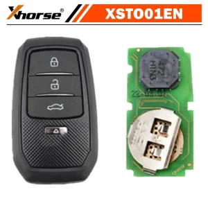 Xhorse XSTO01EN FENG.T Smart Key for Toyota XM38 with 312MHz~434MHz Frequency Support, Cloneable and Emergency Start