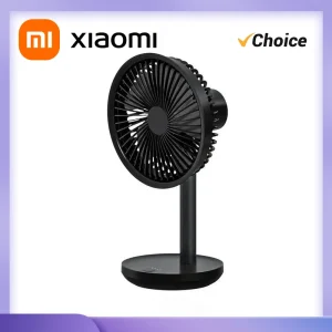 Portable Type-C Rechargeable Mini Desktop Fan with 4000mAh Battery, Easy to Carry and Use as Air Conditioner on Table