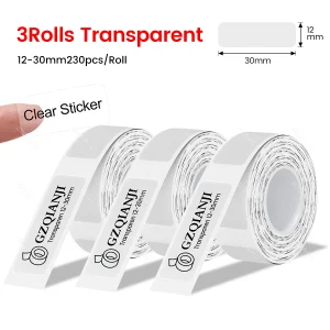 Wireless Label Printer with Rechargeable Battery and Free Editing APP for Thermal Label Printing on the Go