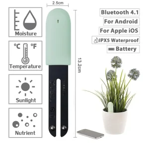 Intelligent Xiaomi Flower Care Monitor – Global Edition Smart Plant Sensor for Soil Water Fertility Testing