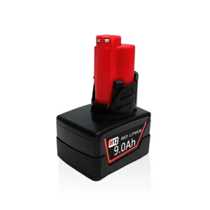 12V 9000mAh Rechargeable Battery for Milwaukee M12 XC Cordless Tools 48-11-2402 48-11-2411 Batteries 48-11-2401 MIL-12A-L