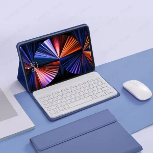 Xiaomi POCO Pad 12.1 Inch 2024 Tablet Case with Built-in Keyboard and 3.0 Bluetooth Connection for Russian, Spanish, Japanese Typing