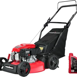 Gas Lawn Mower 17-Inch 144cc 3-in-1 Walk-Behind Push Mower, Oil Included 8617P 2024 Version Easy to assemble no tools required