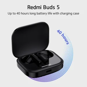 [World Premiere] Xiaomi Redmi Buds 5 Global Version AI Noise Reduction for Calls Up to 40 Hours Long Battery Life TWS Earbuds