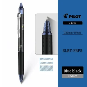 0.5mm Pilot BLRT-FRP5 Erasable Pen with Temperature Controlled Gel Ink for Students, Writers and Professionals