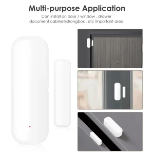 Wireless Remote Control Door Detector with Mobile APP Notifications for Home Security