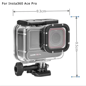 Insta360 Ace Pro Waterproof Dive Case 60m Deep Water Housing Cover with Anti-Scratch PC Material