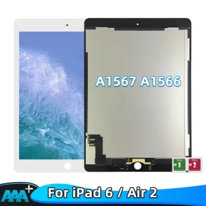 iPad Air 2 A1567 A1566 9.7 Inch 100% AAA+ Grade OEM LCD Display Touch Screen Digitizer Assembly Replacement Parts Kit