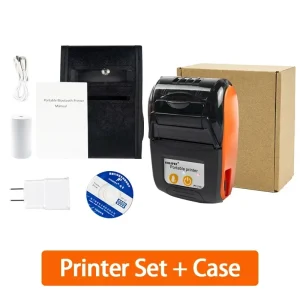 58mm Compact Thermal Printer with Bluetooth Connectivity for Wireless Printing on Android and iOS Systems