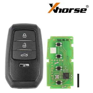 Xhorse XSTO01EN Universal Smart Key for Toyota XM38 and Lexus Models, Supporting 4D 8A 4A IMMO, All Frequencies and Compatible with Other Key Shells