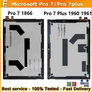 12.3″ For Microsoft Surface Pro 7 1866 / Pro 7 Plus 1960 1961 LCD Display Touch Screen Digitizer Assembly