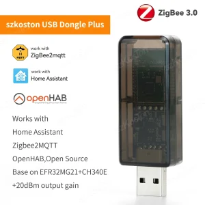 Zigbee 3.0 USB Dongle Plus EFR32MG21 Universal Open Source Hub Gateway Works with Home Assistant openHAB Zigbee2MQTT ZHA NCP