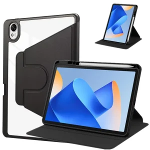 Huawei MatePad 11.5S 2024 DMG-W00 TGR-W10 Tablet Case 11.5 Inch 360 Degree Rotating Stand Cover with Pencil Holder and Fund Smart Design