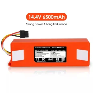 14.4V 12800mAh Battery for Xiaomi Part number(BRR-2P4S-5200S,BRR-2P4S-5200D) Robot Roborock S50 S51 S55 S51 T4 T6 T7 1T