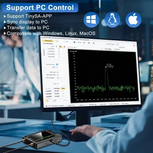 Wide Range 100kHz to 6GHz Handheld TinySA Ultra Signal Generator and Spectrum Analyzer for Ham Radio and Antenna Analysis