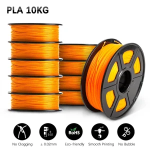 10KG 1.75mm PLA Plus Filament for 3D Printing with Low Shrinkage and High Rigidity