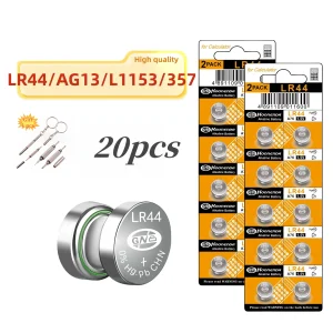 2-100PCS LR44 Battery AG13 357 303 SR44 L1154F A76 Button Coin Cell Batteries for Watches Blood Glucose Meter Toys Music Books