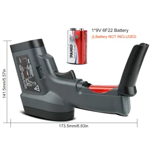 Industrial Grade Infrared Thermometer for High Accuracy Temperature Measurement up to 1022°F