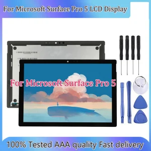 100% Original LCD Display Touch Digitizer Full Assembly Replacement for Microsoft Surface Pro 5 1796 LP123WQ1