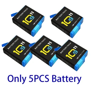 2000mAh Battery For GoPro Hero 11 10 9 Li-ion Battery Pack Motion Camera Battery Storage for GoPro Hero9 Rechargeable Batteries