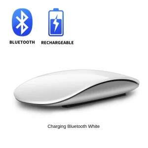 High-Precision Rechargeable Bluetooth Wireless Laser Mouse with Slim Ergonomic Design for PC Laptop Apple MacBook Microsoft IPAD