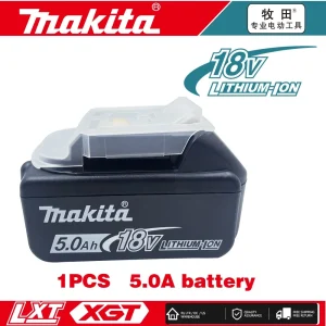 100% Genuine Makita 6Ah/5Ah/3Ah for Makita 18V Battery BL1840 BL1830B BL1850B BL1850 BL1860 BL1815 Replacement Lithium Battery