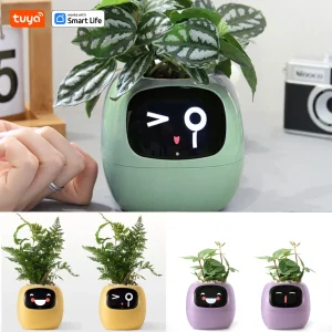 Intelligent Self Watering Planter with 7 Advanced Sensors and AI Technology for Easy Plant Care