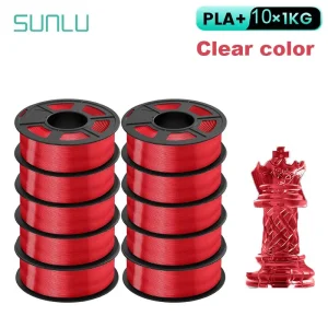 10KG 1.75mm PLA Plus Filament for 3D Printing with Low Shrinkage and High Rigidity