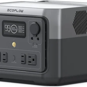 500Wh Portable Power Station with 1 Hour Fast AC Charging and Long-Lasting LiFePO4 Battery for Camping and RV Trips