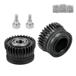 K1C Extruder Gear Kits All-metal Filament Drive Gears for Creality K1 Max K1 Extruders DLC-coated Nickel-plated High Hardness