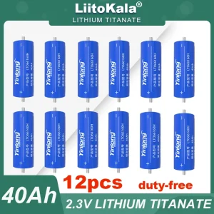 Yinlong 2.3V 40Ah LTO66160 Lithium Titanate Battery with 10C Discharge Rate for Low Temperature Applications