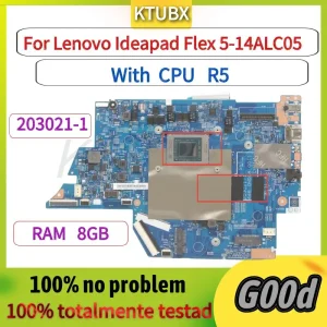 203021-1.For Lenovo Ideapad Flex 5-14ALC05 Laptop Motherboard.With AMD R5 CPU.8GB 16GB RAM.5B21B84992 5B21B84991