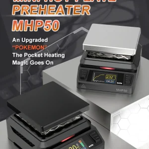 Mini Pocket Size Constant Temperature Heating Table 50x50mm Intelligent Hot Plate Preheater for Mobile Soldering Applications