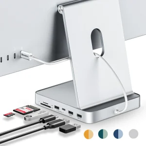 iMac Accessories M1/M3 USB C Hub Adapter with SD/TF Card Reader and USB A 3.2 Ports