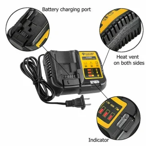 Intelligent Electric Goddess LED Display Lithium Ion Charger for DeWalt 10.8V 14.4V 20V Original Tool Battery Packs