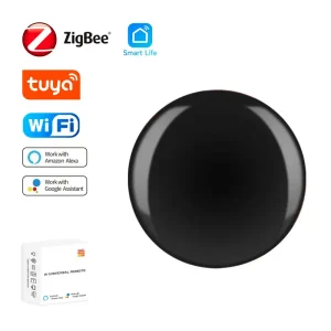 WiFi Enabled Zigbee IR Remote Controller for Smart Home Automation with Voice Control via Alexa and Google Home