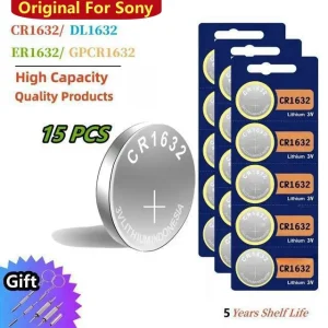 10-50pcs Original For Sony cr1632 3v lithium battery DL1632 BR1632 ECR1632 L1632 Car Key Remote Control CR 1632 Watch Battery