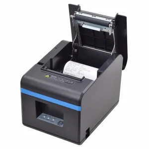 High-Speed 80mm Thermal Receipt Printer with Auto Cutter for POS, Kitchen, and Milk Tea Shop Use