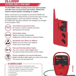 Power Probe PWP-PPECT3000 – ECT3000 Short/Open Electrical Circuit Tester