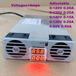 120V 0-20A 15A Adjustable Smart Charger for 90V-134V Lithium Lifepo4 BMS Battery Management System