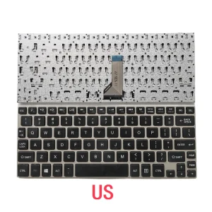 US Spanish Language Laptop Keyboard for Toshiba Satellite Notebook PC Models NB10 NB10-A NB10T-A A986 NB15 NB15-A NB15T-A NB15T