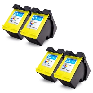 18ML Refurbished Ink Cartridge for HP Photosmart A712 A311 A314 A316 A320 A430 A820 A828 A826 Printers Compatible with HP110 110XL