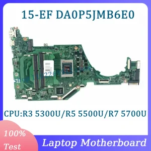 HP 15-EF 15S-ER 15S-EQ Laptop Motherboard DA0P5JMB6E0 Replacement with R3 5300U/R5 5500U/R7 5700U CPU Fully Tested Working Well