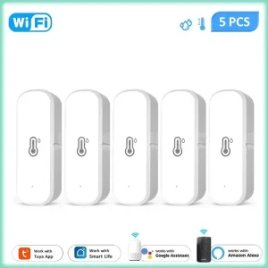 Wireless Indoor Temperature Humidity Sensor for Home Automation Systems with Smart Life Integration