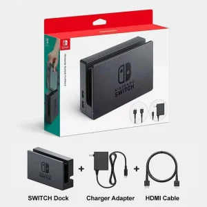 Universal Nintendo Switch TV Dock Adapter with HDMI Cable and Power Supply for Seamless Home Entertainment