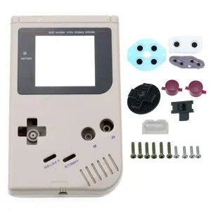 JCD High Quality Housing Shell For GB DMG Classic Console Protection Case Cover With Buttons Conductive Pads For Gameboy