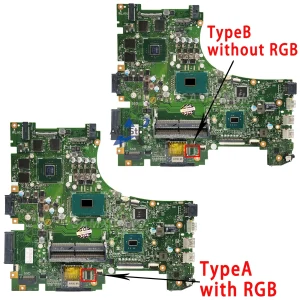 Genuine 6th and 7th Generation i5 i7 Laptop Motherboard for GL553V GL553VD GL553VE GL553VW FX553V ZX553V G553V with NVIDIA GTX1050 GTX1050Ti Graphics