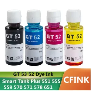 HP 110 115 310 315 Inkjet Printer Compatible Refill Dye Ink with 24 Months Shelf Life